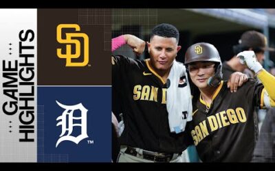 Padres vs. Tigers Game Highlights (7/22/23) | MLB Highlights