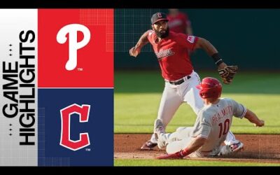 Phillies vs. Guardians Game Highlights (7/22/23) | MLB Highlights