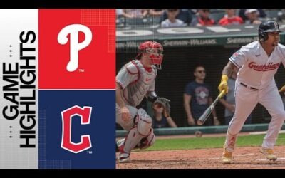 Phillies vs. Guardians Game Highlights (7/23/23) | MLB Highlights