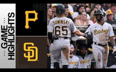 Pirates vs. Padres Game Highlights (7/24/23) | MLB Highlights