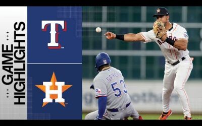 Rangers vs. Astros Game Highlights (7/25/23) | MLB Highlights