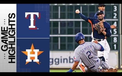 Rangers vs. Astros Game Highlights (7/26/23) | MLB Highlights