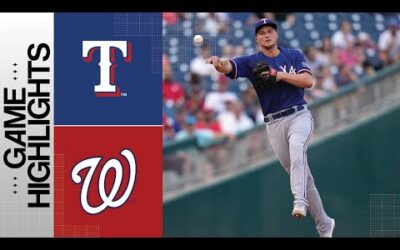 Rangers vs. Nationals Game Highlights (7/7/23) | MLB Highlights