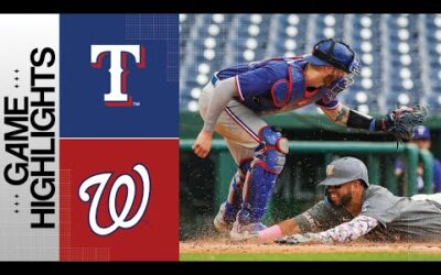 Rangers vs. Nationals Game Highlights (7/8/23) | MLB Highlights