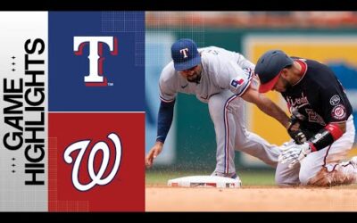 Rangers vs. Nationals Game Highlights (7/9/23) | MLB Highlights