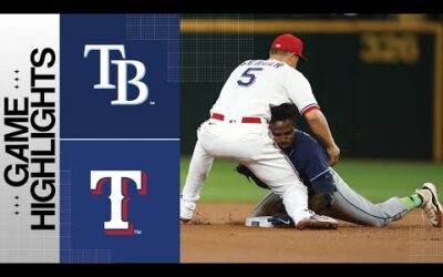 Rays vs. Rangers Game Highlights (7/18/23) | MLB Highlights