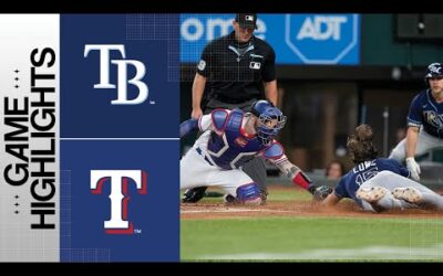 Rays vs. Rangers Game Highlights (7/19/23) | MLB Highlights