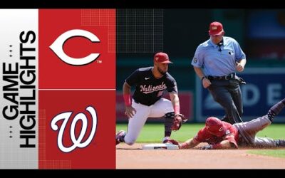 Reds vs. Nationals Game Highlights (7/4/23) | MLB Highlights