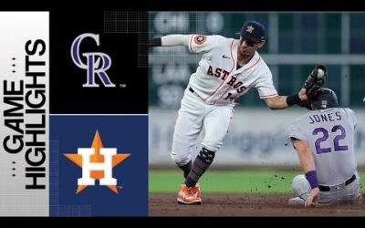 Rockies vs. Astros Game Highlights (7/4/23) | MLB Highlights