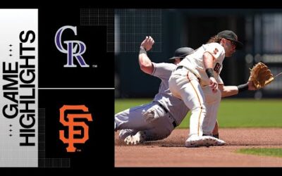 Rockies vs. Giants Game Highlights (7/8/23) | MLB Highlights