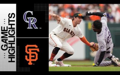 Rockies vs. Giants Game Highlights (7/9/23) | MLB Highlights