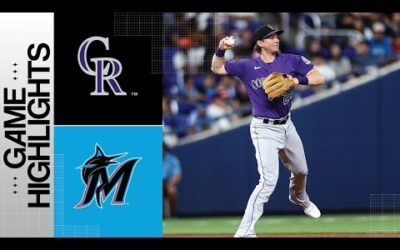 Rockies vs. Marlins Game Highlights (7/21/23) | MLB Highlights