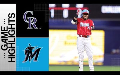 Rockies vs. Marlins Game Highlights (7/22/23) | MLB Highlights