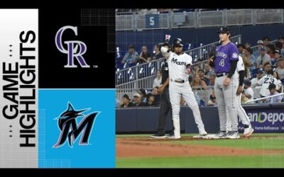 Rockies vs. Marlins Game Highlights (7/23/23) | MLB Highlights