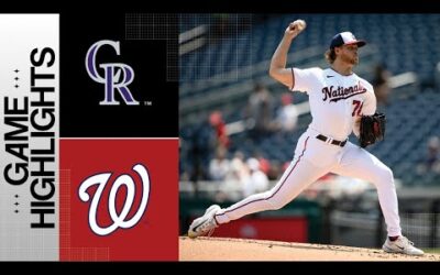 Rockies vs. Nationals Game Highlights (7/26/23) | MLB Highlights