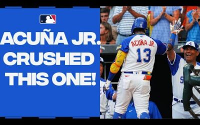 Ronald Acuña. Jr. just crushes homers!