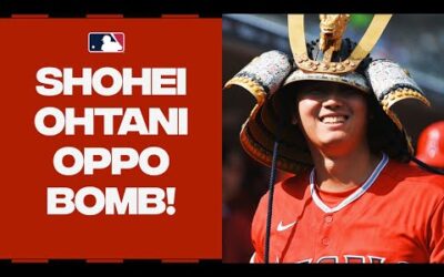 Shohei continues to SHINE! Shohei Ohtani goes OPPO for his 37th homer of the year!