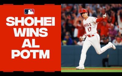 Shohei Ohtani continues to DOMINATE! Wins AL Player of the Month for June!