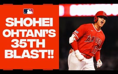 Shohei Ohtani ELECTRIFIES Angel Stadium by hitting his 35th home run of the year!