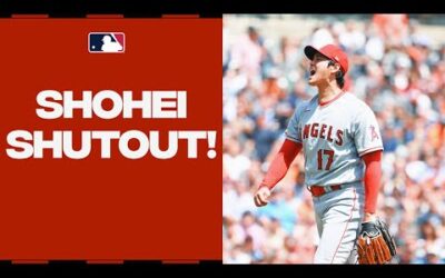 SHOHEI SHUTOUT! Shohei Ohtani throws his first MLB shutout!