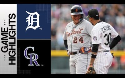 Tigers vs. Rockies Game Highlights (6/30/23) | MLB Highlights