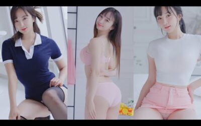 (4K 고화질) Ai 실사 룩북 💛 여친룩 데이트룩 하이라이트 underwear Lookbook 란제리 룩북 직캠