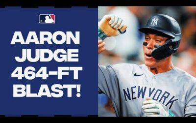 Aaron Judge DEMOLISHES ball to DEAD CENTER! 464 feet!