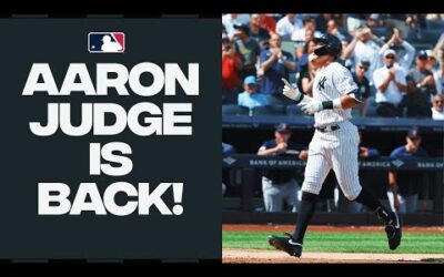 ALL RISE! Aaron Judge has been a man on a mission since his return from the IL!