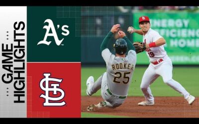 A’s vs. Cardinals Game Highlights (8/14/23) | MLB Highlights