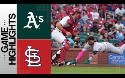 A’s vs. Cardinals Game Highlights (8/16/23) | MLB Highlights