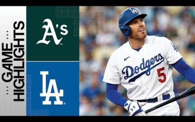 A’s vs. Dodgers Game Highlights (8/1/23) | MLB Highlights