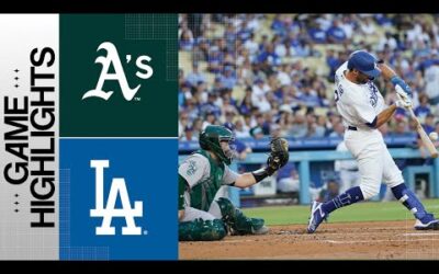 A’s vs. Dodgers Game Highlights (8/2/23) | MLB Highlights