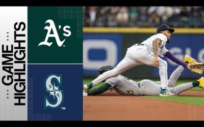 A’s vs. Mariners Game Highlights (8/28/23) | MLB Highlights