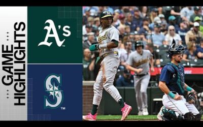 A’s vs. Mariners Game Highlights (8/30/23) | MLB Highlights