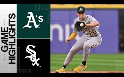 A’s vs. White Sox Game Highlights (8/24/23) | MLB Highlights