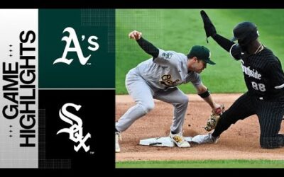 A’s vs. White Sox Game Highlights (8/25/23) | MLB Highlights