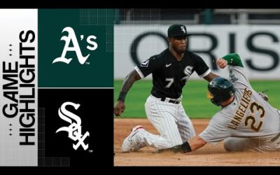 A’s vs. White Sox Game Highlights (8/26/23) | MLB Highlights