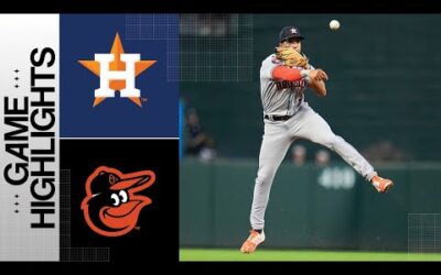 Astros vs. Orioles Game Highlights (8/9/23) | MLB Highlights