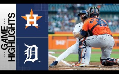 Astros vs. Tigers Game Highlights (8/25/23) | MLB Highlights