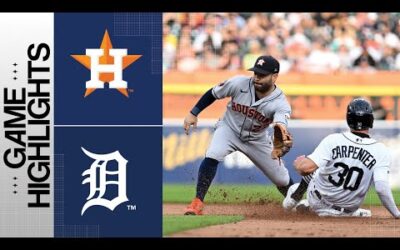 Astros vs. Tigers Game Highlights (8/26/23) | MLB Highlights