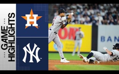 Astros vs. Yankees Game Highlights (8/4/23) | MLB Highlights