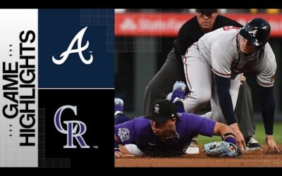 Braves vs. Rockies Game Highlights (8/29/23) | MLB Highlights