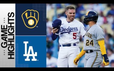 Brewers vs. Dodgers Game Highlights (8/15/23) | MLB Highlights