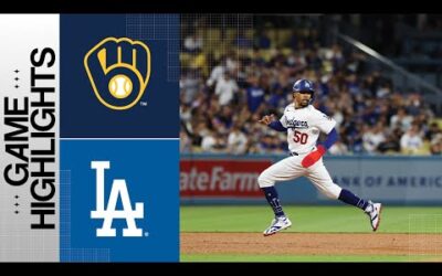 Brewers vs. Dodgers Game Highlights (8/16/23) | MLB Highlights