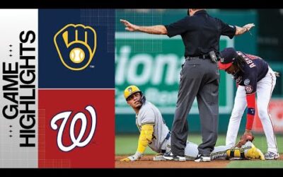 Brewers vs. Nationals Game Highlights (7/31/23) | MLB Highlights