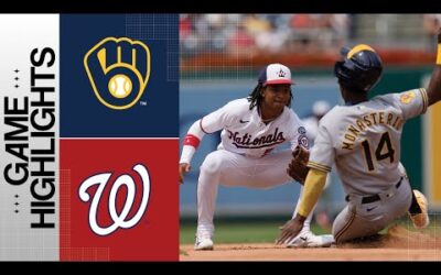 Brewers vs. Nationals Game Highlights (8/2/23) | MLB Highlights