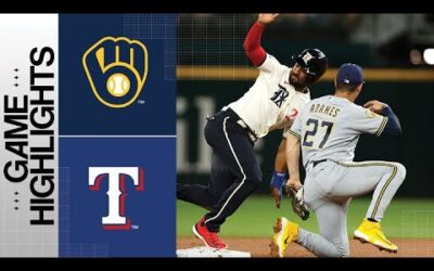 Brewers vs. Rangers Game Highlights (8/18/23) | MLB Highlights