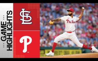 Cardinals vs. Phillies Game Highlights (8/25/23) | MLB Highlights