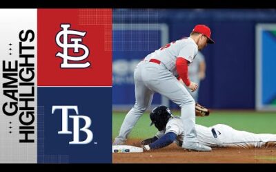 Cardinals vs. Rays Game Highlights (8/10/23) | MLB Highlights