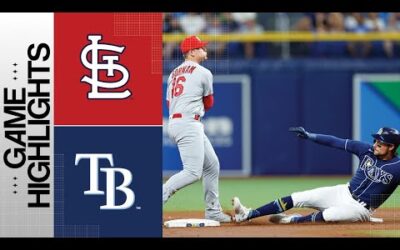 Cardinals vs. Rays Game Highlights (8/9/23) | MLB Highlights